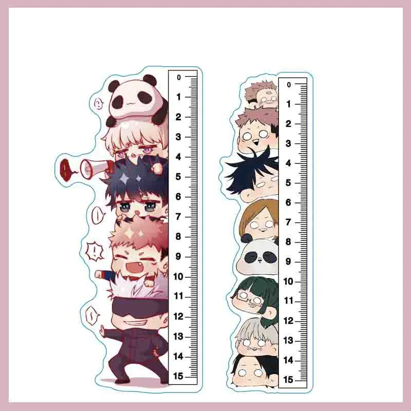 

1 Pcs Cute Japan Anime Jujutsu Kaisen Cosplay Acrylic Rulers Yuji Itadori Gojo Satoru Student Measuring Scale Ruler Toys Gifts