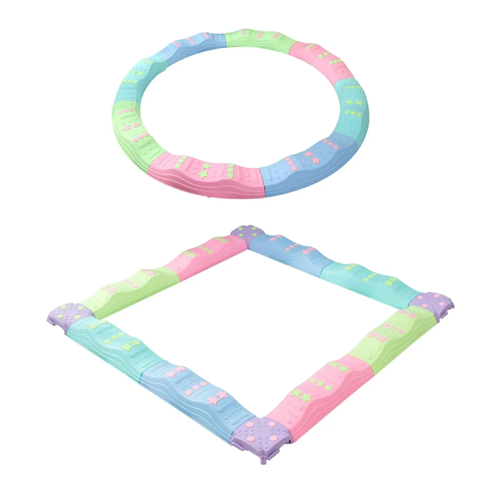 

Балансировочный луч для детей, игрушка для дома и улицы, волнистые способствует равновесию, координации и силовой напольной игре, шаговые камни для малышей