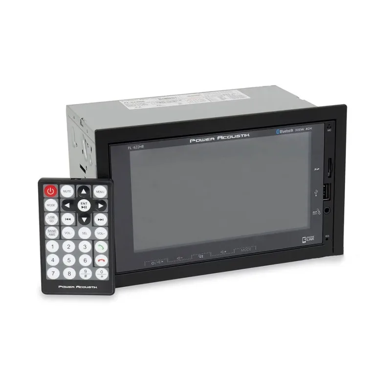 

Power Acoustik 6.2 Inch Double DIN Bluetooth Digital Media Player Receiver