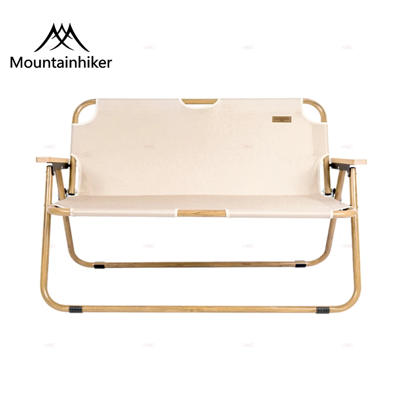 

Mountainhiker Double Portable Folding Bench Outdoor Furniture Armchair Chair with Backrest Relax Portable Bench Camping Furnitur