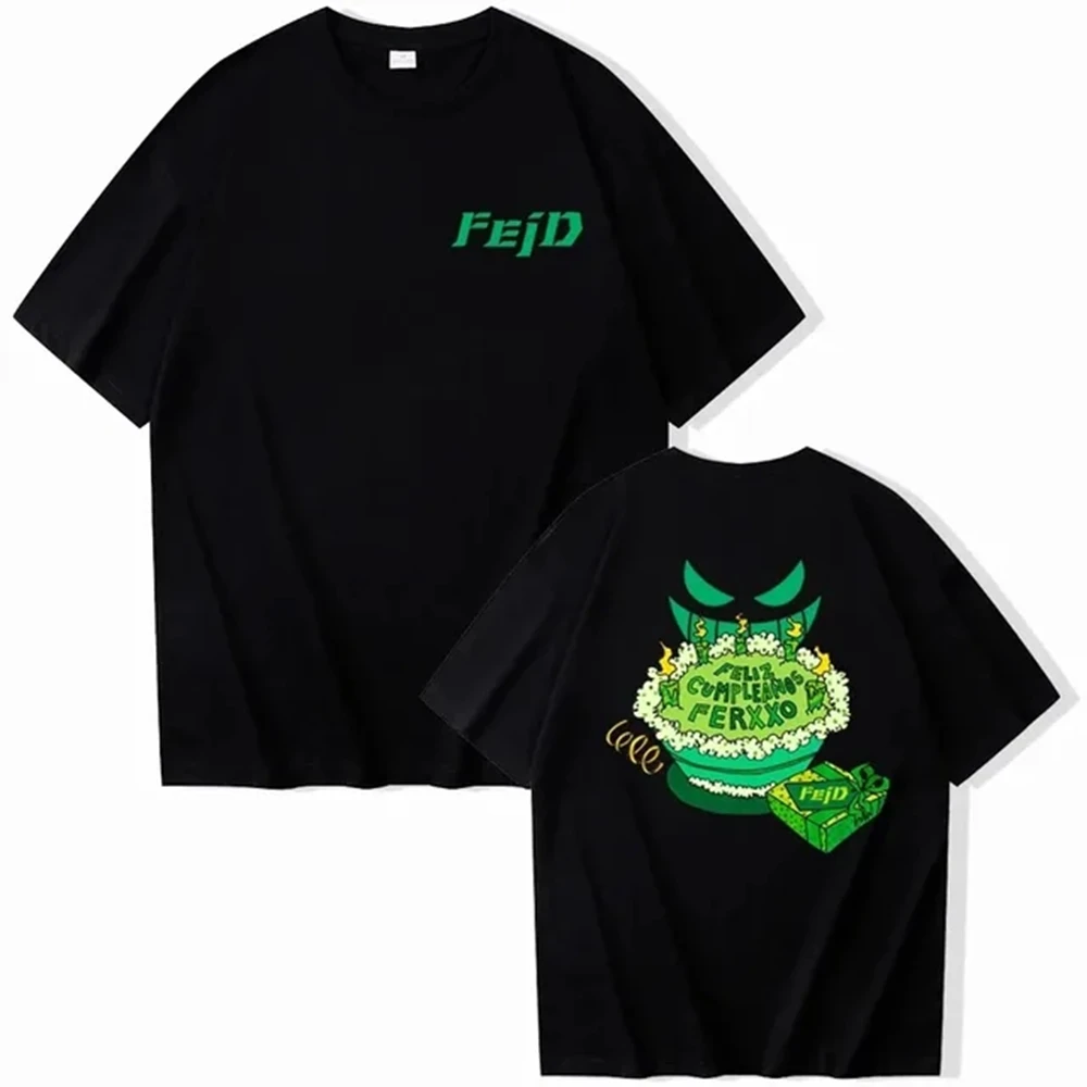 Feliz Cumpleaños 2024 Женская Хлопковая Футболка Tour Уличная Одежда В Стиле Хип-хоп