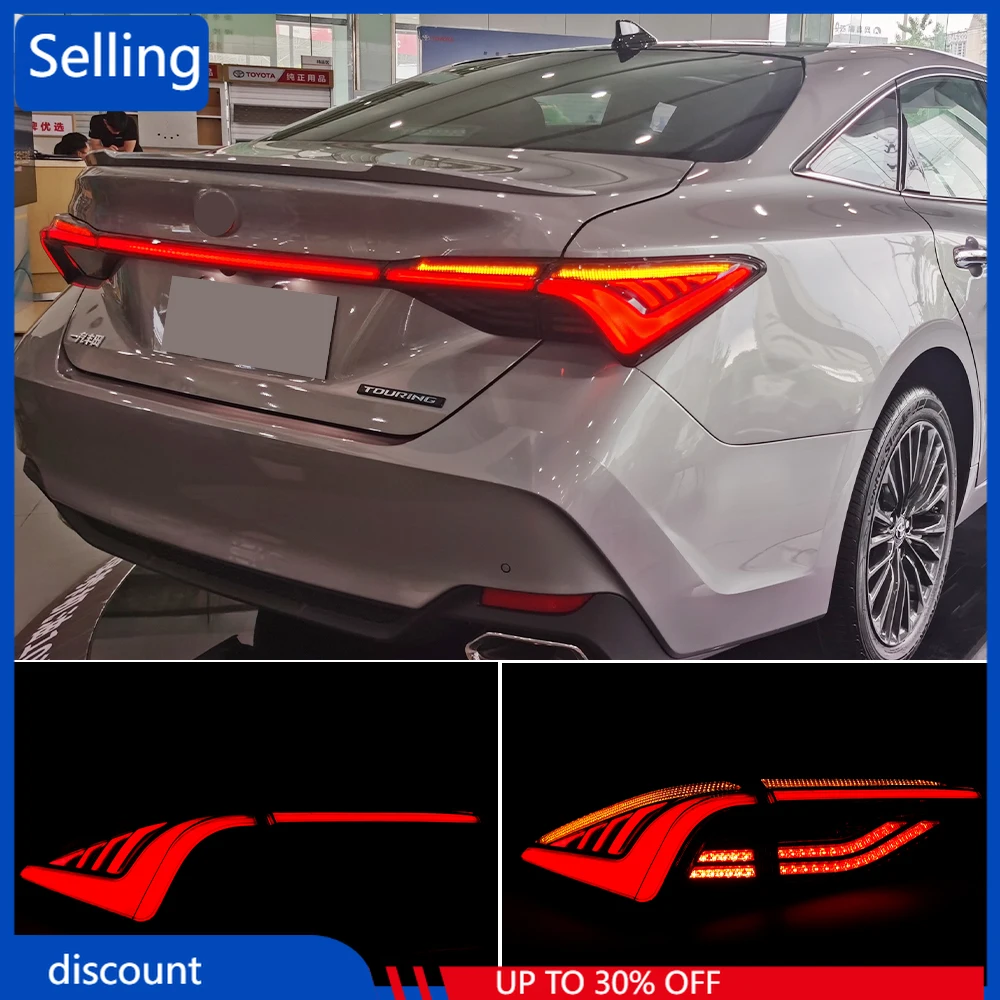 

Car Taillight Tail Lights Rear Fog Lamp + Brake Light + Reverse Lamp + Dynamic Turn Signal Light For Toyota Avalon 2019 2020 fa