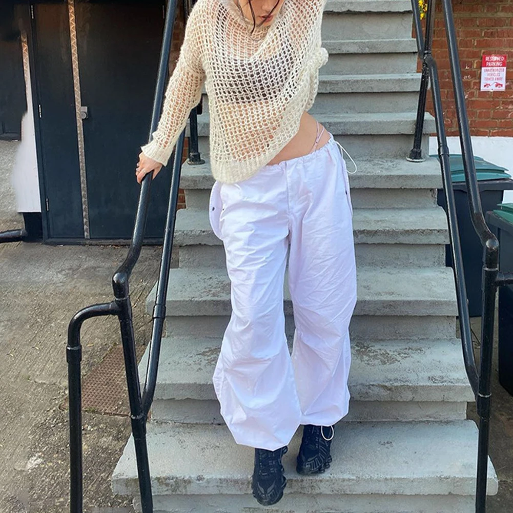 Брюки YiYiMiYu женские свободные уличная одежда брюки с широкими штанинами в стиле