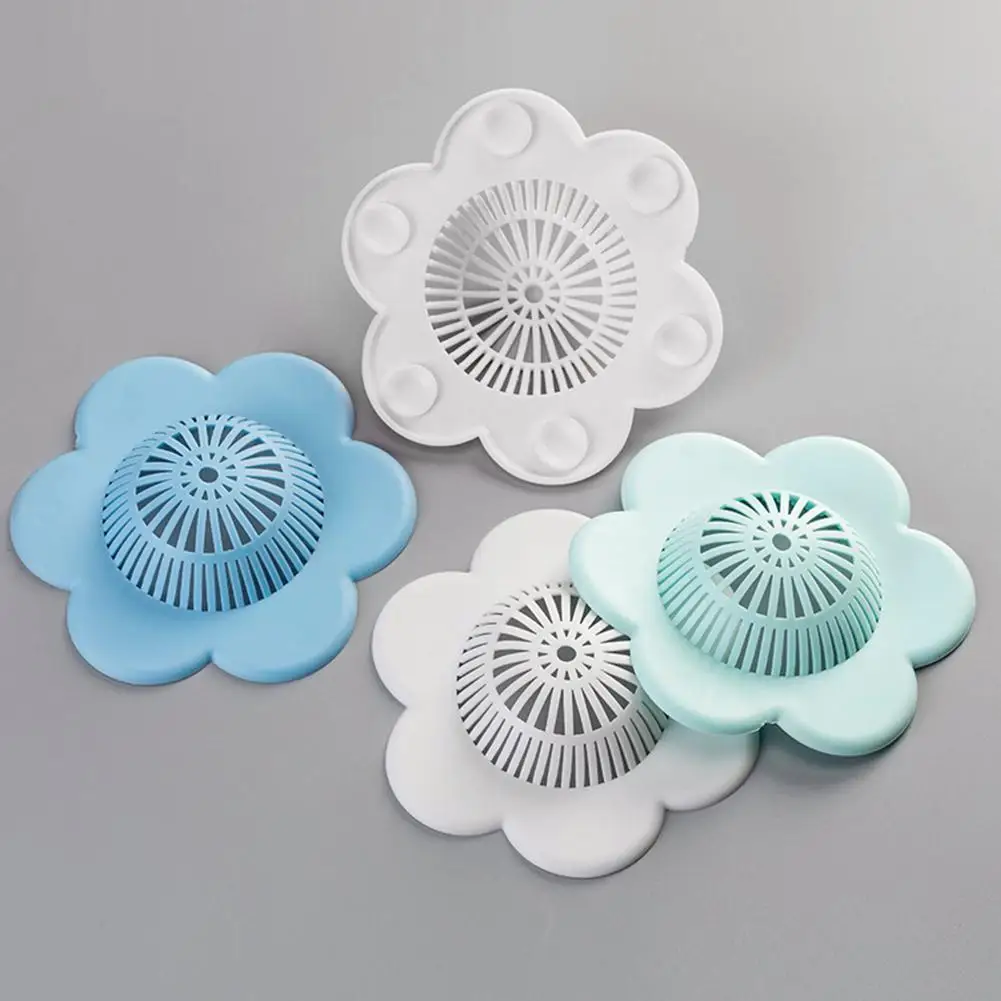 

Hair Filter Sink Anti-blocking Strainer Bathtub Shower Floor Drain Stopper Silicone Kitchen Deodorant Plug Bathroom Accessories