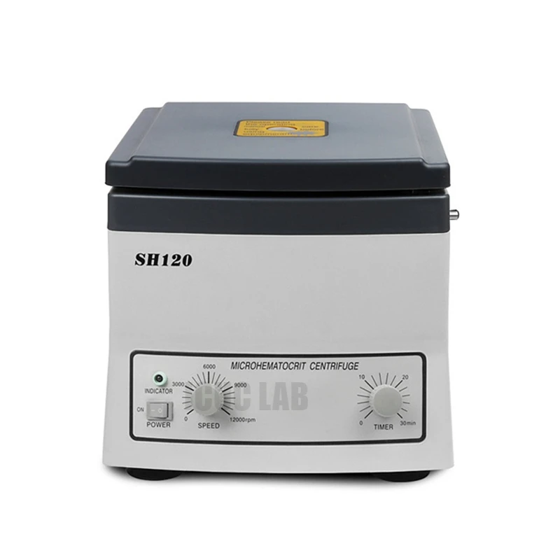 Kup SH120 Tabletop Micro Hematokryt Szkoła Laboratorium Krwi PRP Maszyna Wirówka 15300xg Z 24 Probówkami Kapilarnymi Wirówka