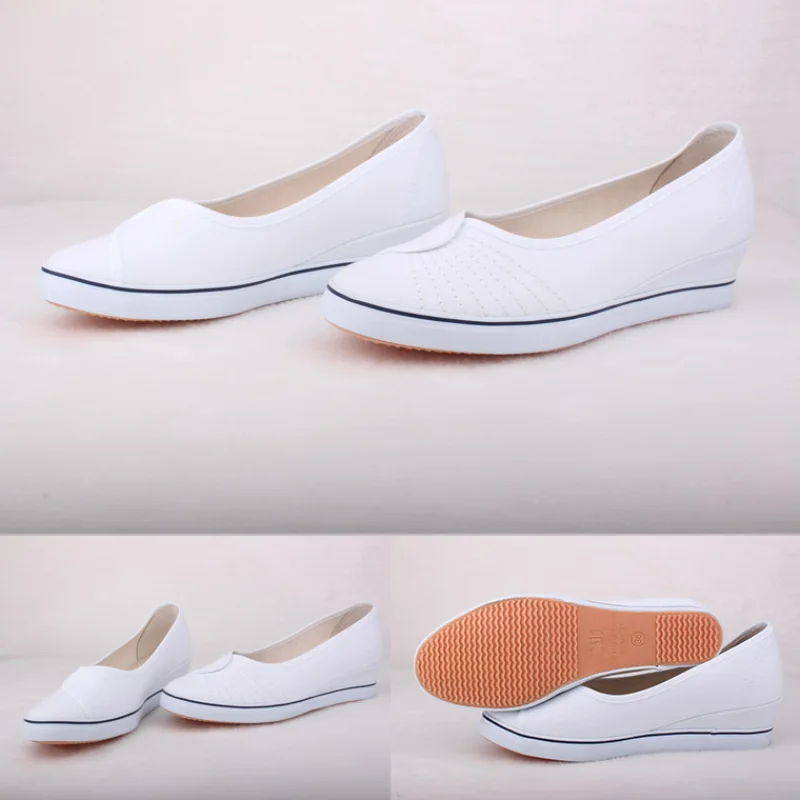 

Flats Casual Shoes Women Fashion Canvas Lightweight Loafers Female Shoes Woman Durable Rubber Shoes Nurse Shoes