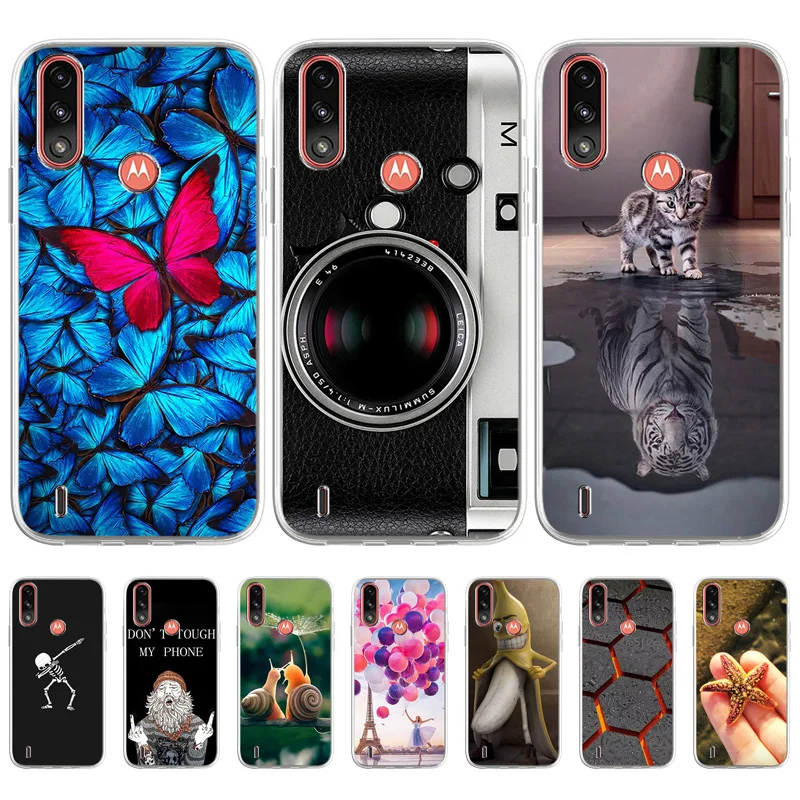 

Soft TPU Case For Motorola One Vision Case Silicon Cover Moto G4 Play E7 Power E6 Plus One Pro Coque Phone Back Funda Shockproof