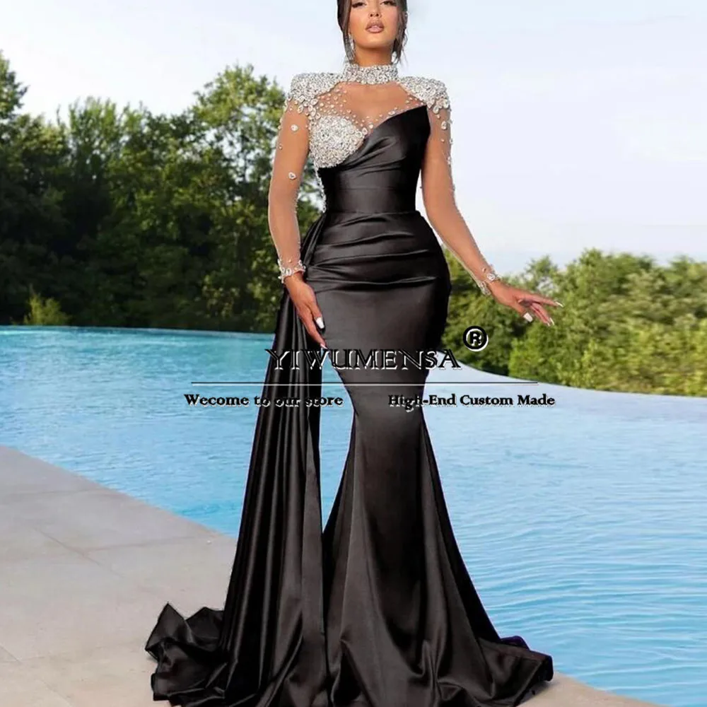 Иллюзионное вечернее платье Yiwumensa для выпускного вечера