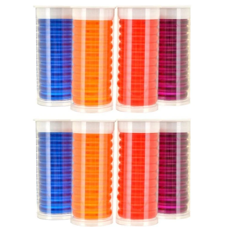 

88 Pcs 1.1Inch Plastic Book Binding Discs Heart Binder Rings Mushroom Hole Loose Leaf Ring For DIY Notebooks Planners