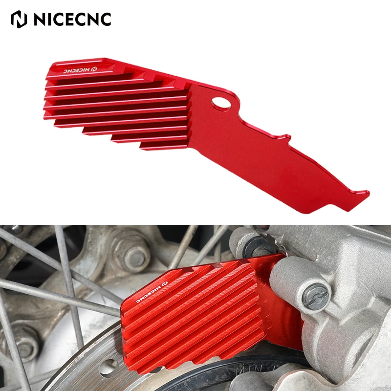 NiceCNC для Honada XR650R 2000-2007 XR650L 1993-2022 XR 650L 650R задний тормоз мотоцикла теплоотвод кулер красный алюминий