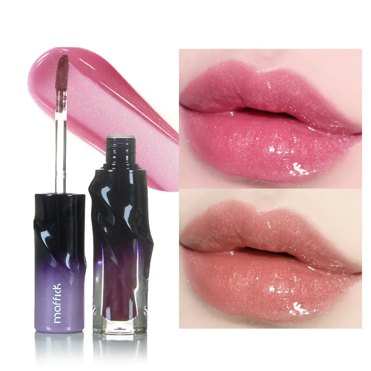 Блестящий Кристаллический Желейный Блеск Для Губ Полноразмерное Увлажняющее