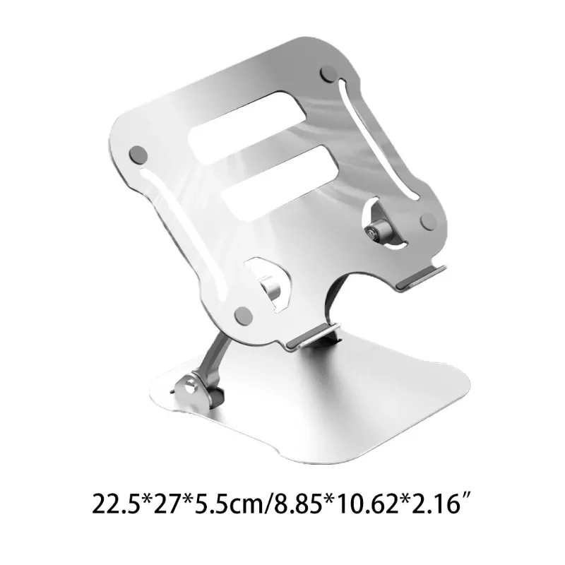

Laptop Stand Riser Cooling Bracket Computer Holder Heat Dissipation Aluminum Alloly PC Adjustable Folding Cooler H3CA