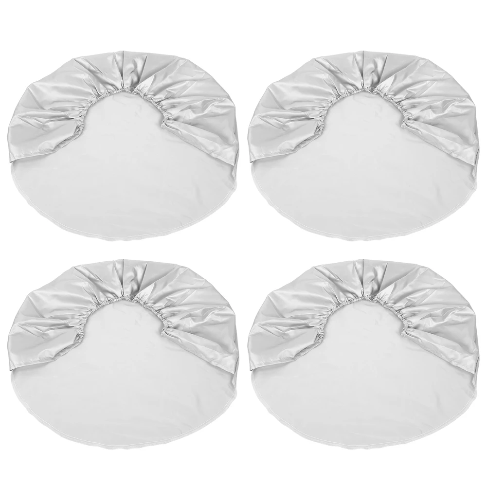 

4Pcs 27"-29" Wheel Tire Tyre Silver Protection Cover for Car Jeep RV SUV Truck Trailer