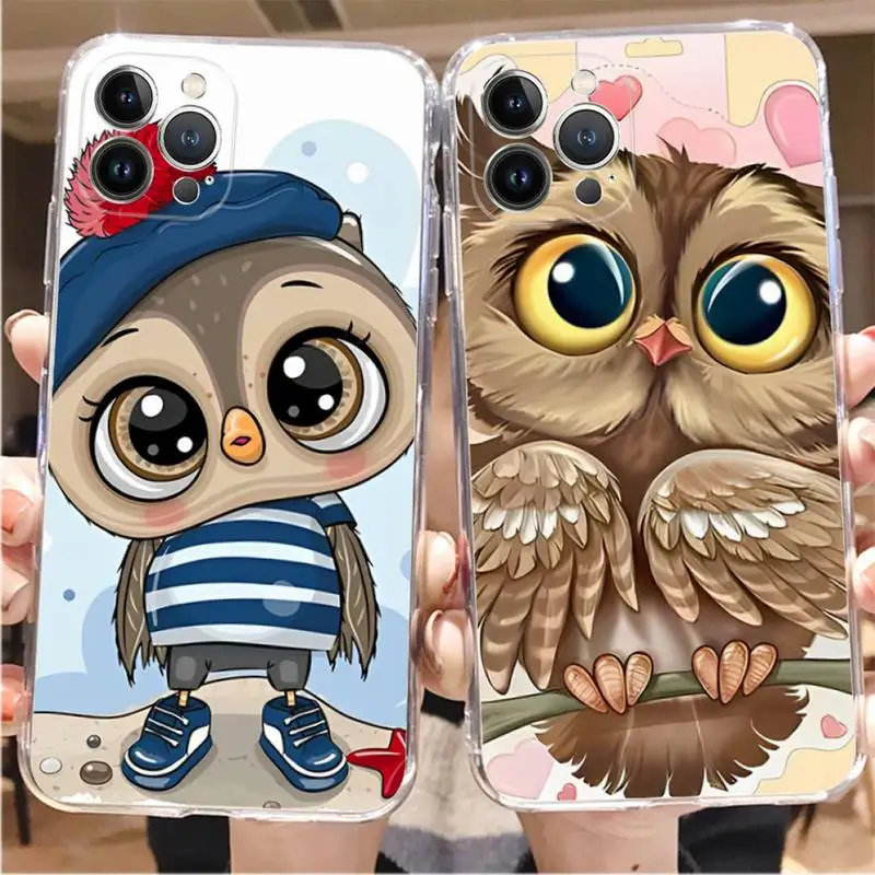 

Girl Gifts Owl lovers Phone Case For iPhone 14 11 12 13 Mini Pro XS Max Cover 6 7 8 Plus X XR SE 2020 Funda Shell