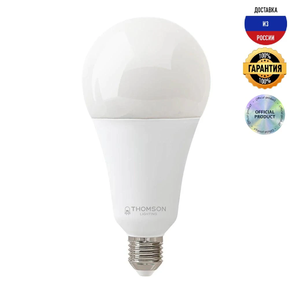 Лампа светодиодная Thomson E27 30W 4000K груша матовая TH-B2355 | Освещение