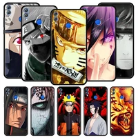 naruto kakashi sasuke uchiha phone case for honor 50 20 pro 20i 10i 10 9 lite 8x 8a 7a 7x huawei y6p y9s y7a y6 y7 y9 2019 cover