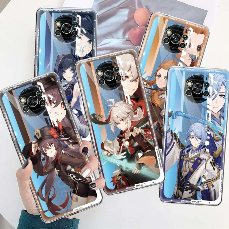 

Genshin Impact Game Hu Tao For Xiaomi Mi M5 M5s 11 Lite 13 11T 5G 12T Pro POCO X3 NFC 12X 10T POCO M3 Note 10 9T F3 Cover Case