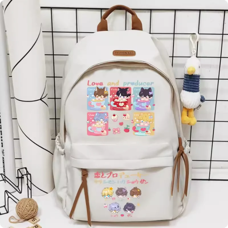 Школьный ранец с аниме Любовь и продюсер Гавин вместительный рюкзак на плечо для
