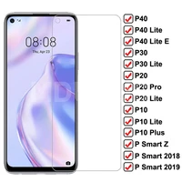 9h anti burst tempered glass for huawei p30 p40 lite e protective screen protector p20 pro p10 plus p smart z 2019 glass film