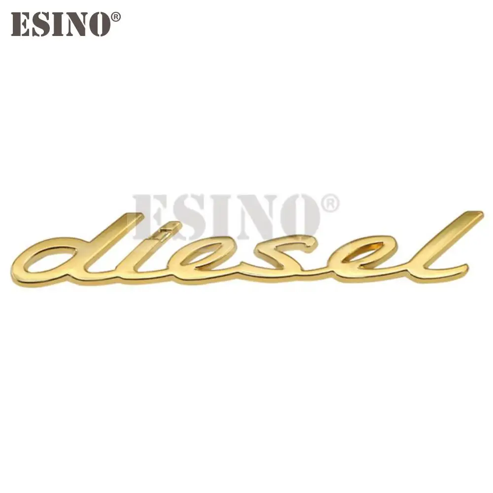 

Автомобильный Стайлинг, 3D дизельный металл, хром, цинковый сплав, эмблема, внешний корпус, крыло, клейкая эмблема, автомобильный аксессуар