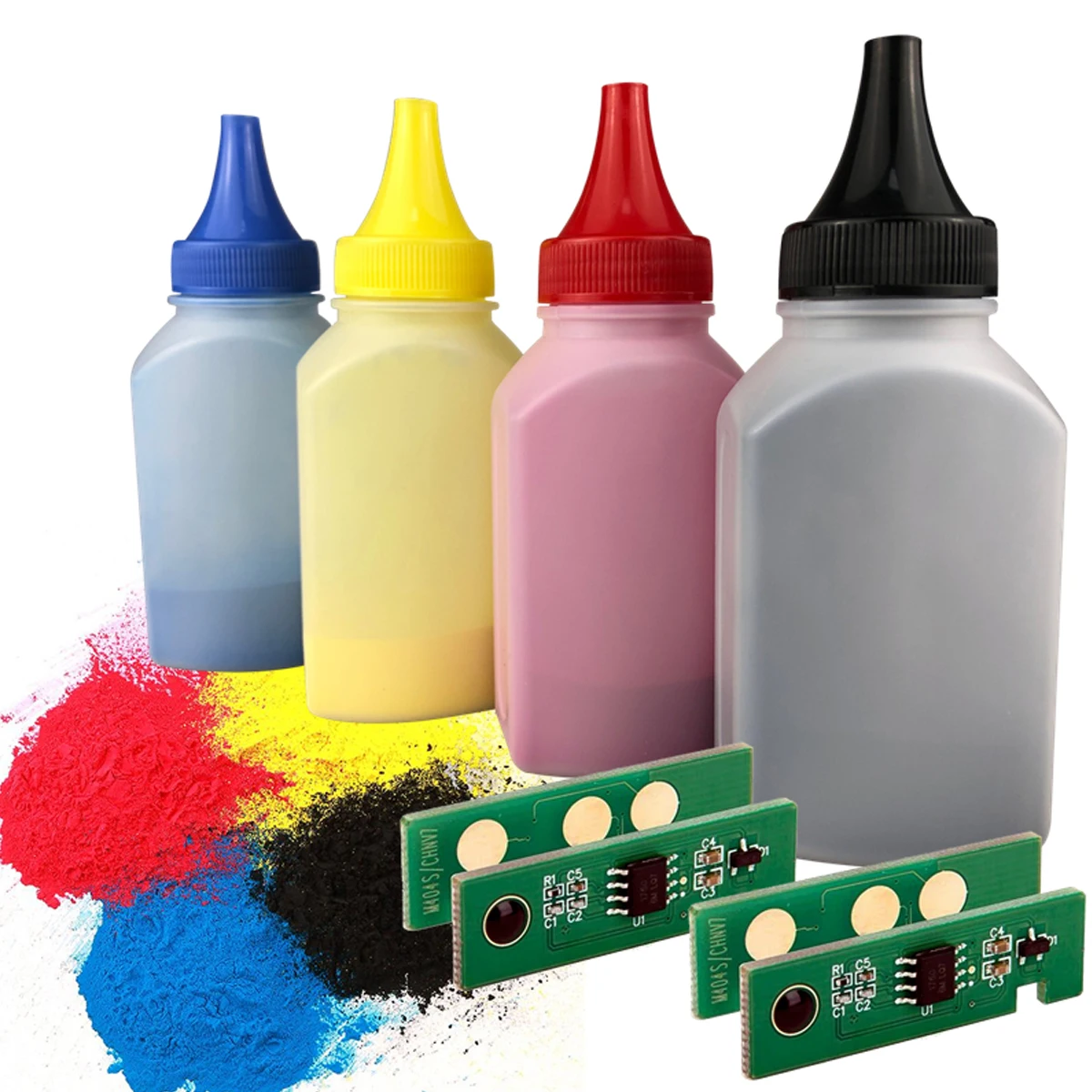 Совместимый чип порошка тонера для Samsung CLT-K404S K404S clt404s clt-y404s Y404S 404S C430 C430W C433W C480 C480FN