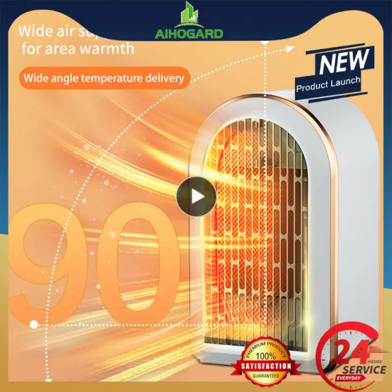

Warm Air Blower Fast Preheating Ptc Ceramic Heating Fan Air Heater Mini Desktop Electric Heater Home Office Warmer Machine
