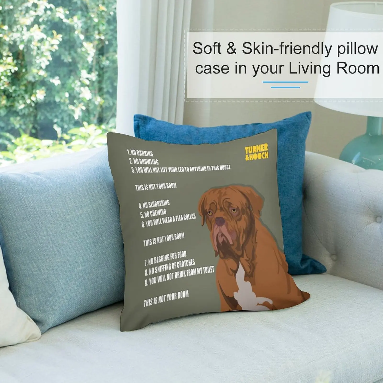 Декоративная подушка TURNER &amp HOOCH для роскошного дивана рождественская наволочка