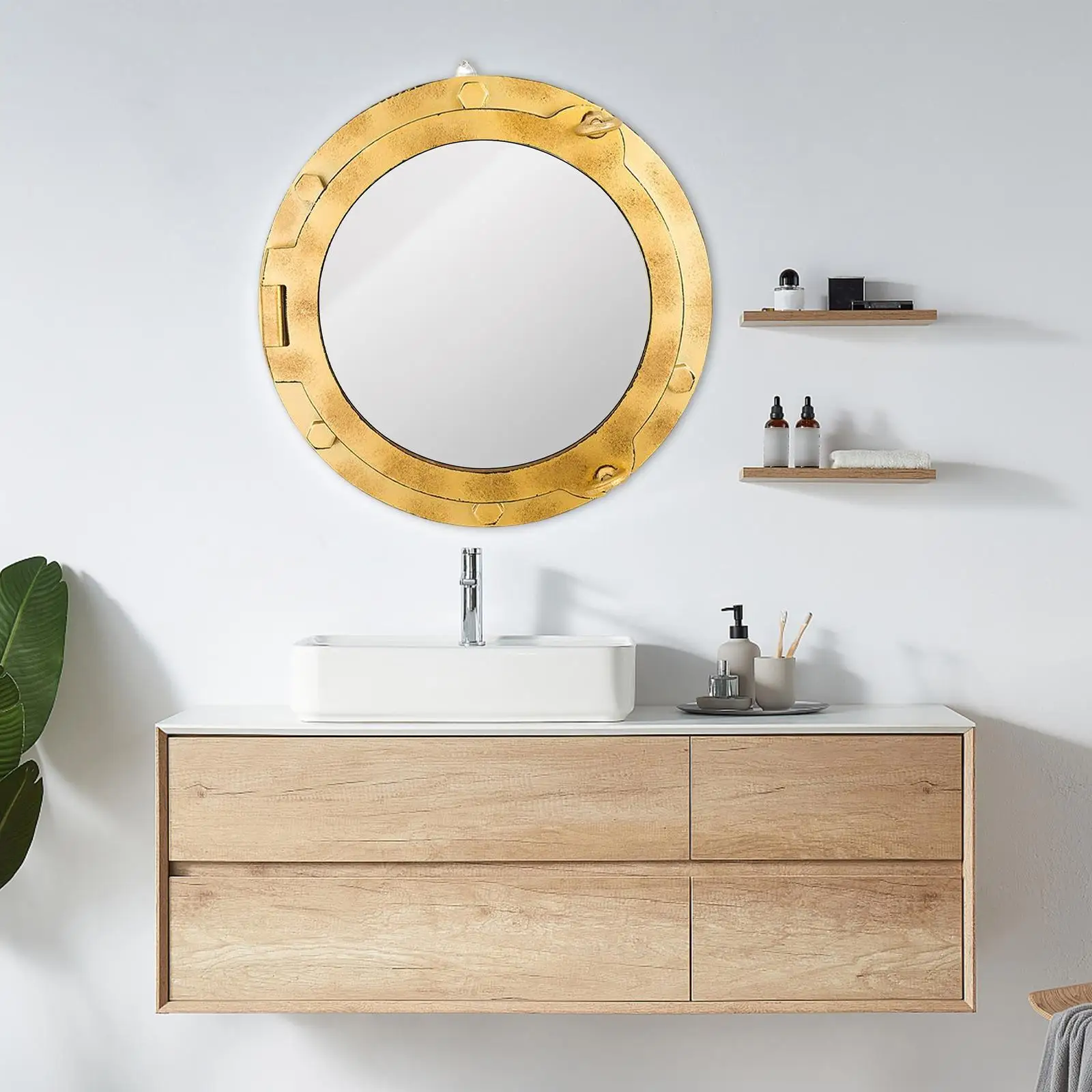

Vanity Style Hanging Wall Mirror Decor for Apartment Bedroom Home