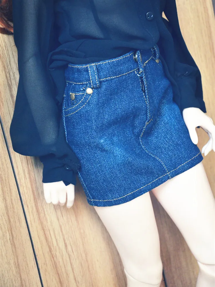 Джинсовая юбка для BJD1/6 1/4 1/3 SD16 кукольная одежда под заказ CWB62 | Игрушки и хобби