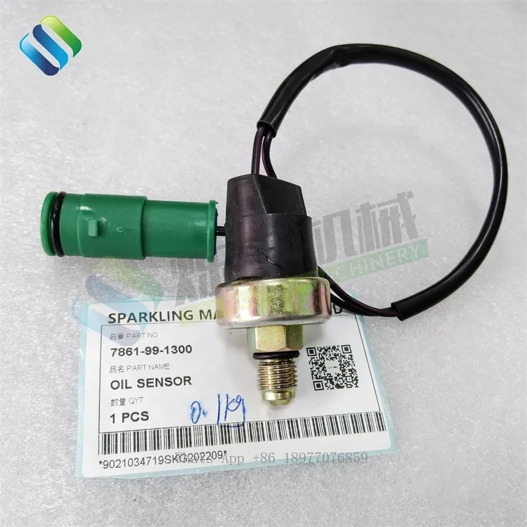 SKGM 7861 PC100 PC650 1300 Датчик Tekanan Minyak Suku Cadang Mesin Konstruksi 7861-99-1300
