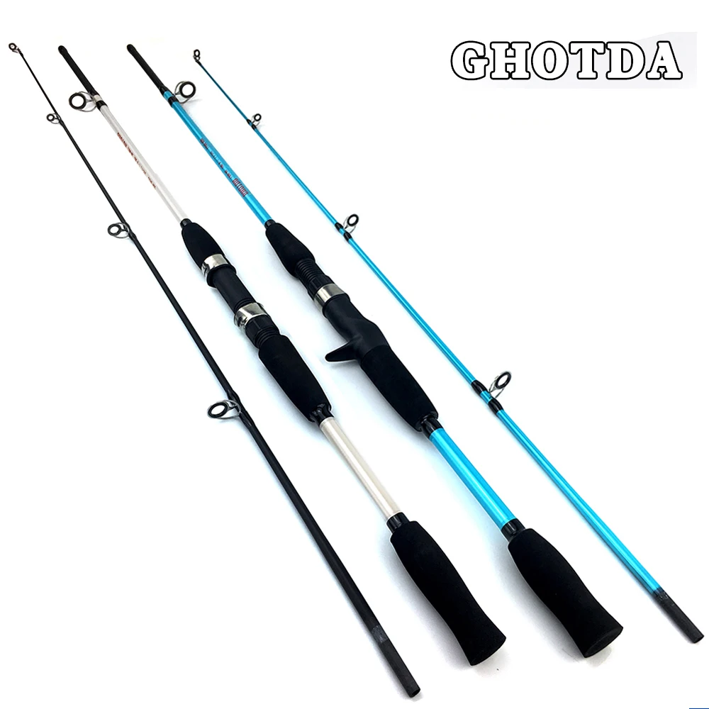 

Кастинговое удилище GHOTDA из углеродного волокна, 1,5 м, 1,8 м, удочка для приманки для морской и пресноводной рыбалки