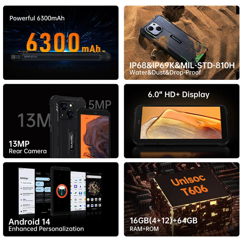 Смартфон Oukitel G2 4/64ГБ