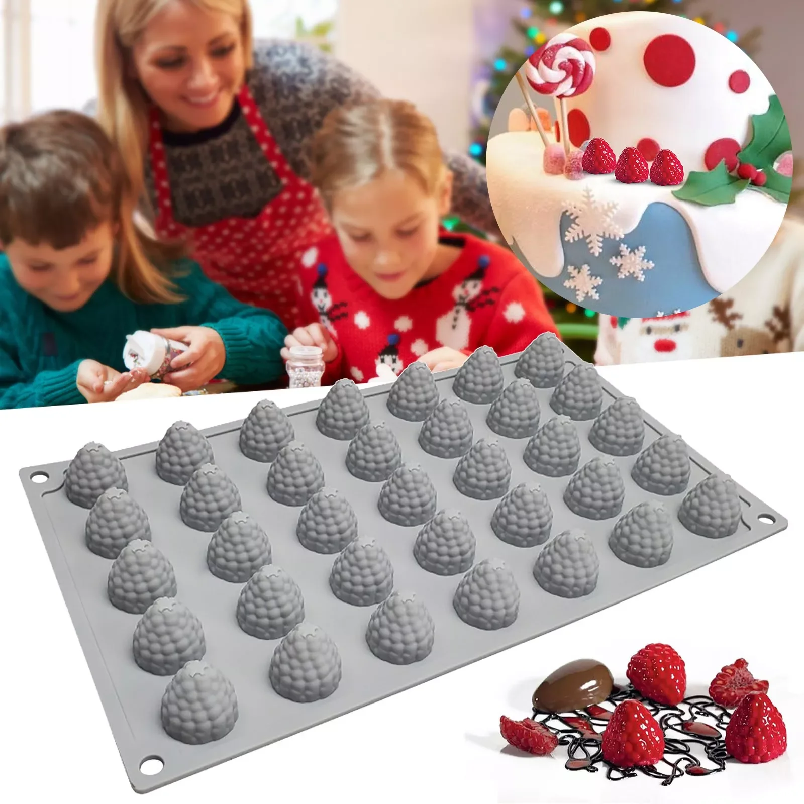 

NEW2023 Christmas DIY Simulation Small Fruit Small Pound Cake Pans for Baking Vintage Lasagna Pan Stainless Steel 9x13 Baking Pa