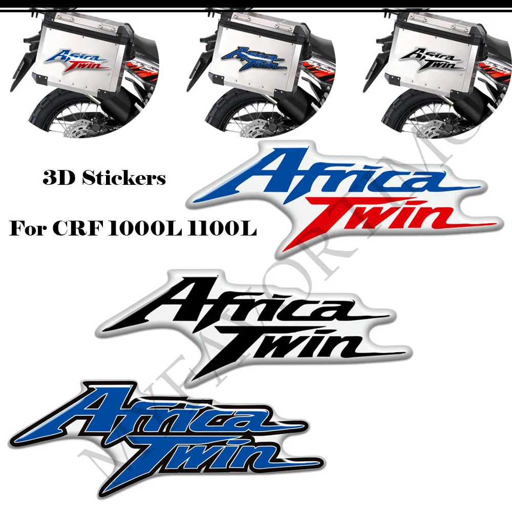 Фото Для Honda AfricaTwin Africa Twin CRF1000L CRF 1000 1100 L 1100L Накладка на бак Газ Мазут Комплект коленного багажника Наклейки на лобовое стекло №5