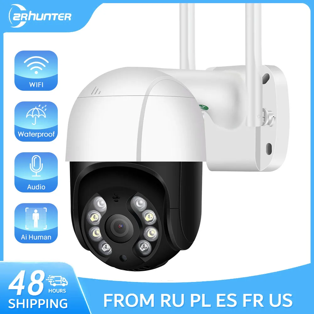 

8MP 4K PTZ WIFI IP Camera Outdoor Security Camera Human Detect 1080P Auto Tracking 3MP Video Surveillance 5MP CCTV Camera ICsee