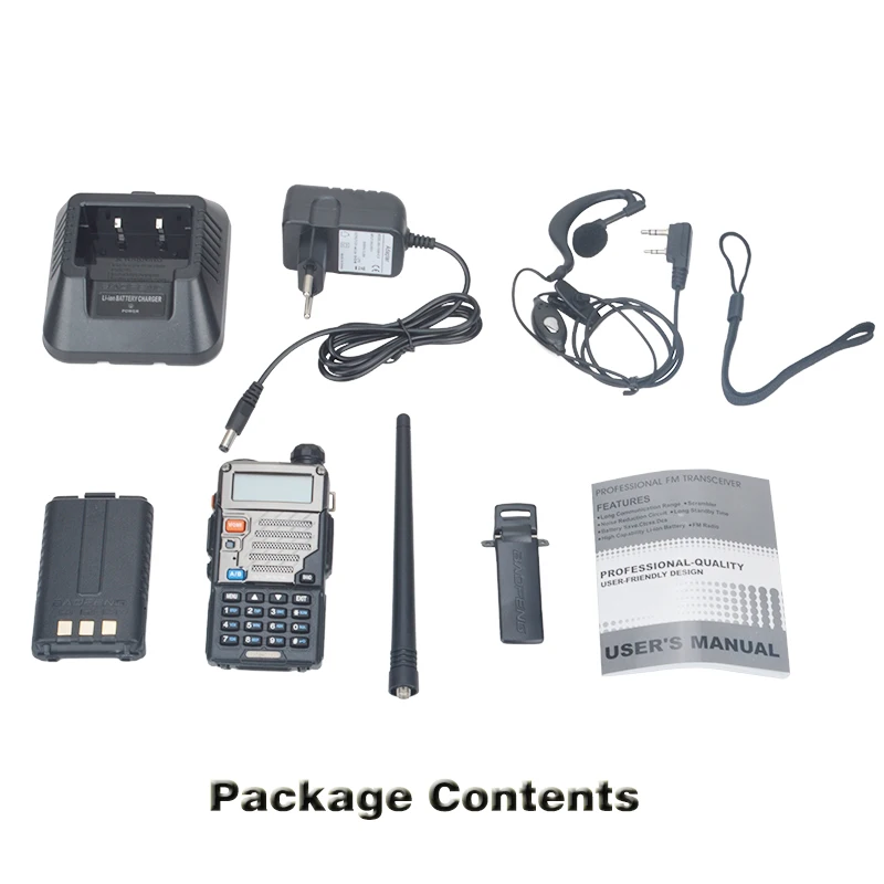 1/2PCS BaoFeng UV-5RE 10KM Walkie Talkie Professional Ham Two Way Radio Transceiver FM VHF 136-174MHZ UHF 400-520MHZ UV 5RE