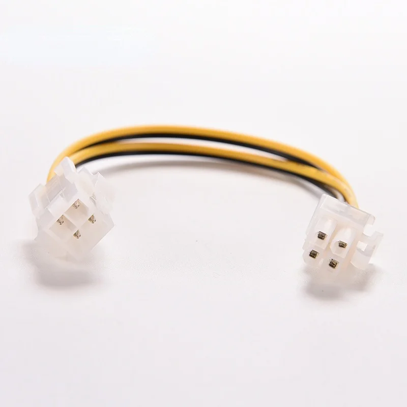 

JTZTF 8 Inch 20cm ATX 4 Pin Male to Female Power Supply Cable Cord Connector Adapter