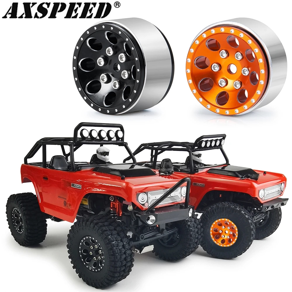 

AXSPEED 4 шт. 1,0 "Beadlock ступица обода колеса для 1/24 RC Crawler Axial SCX24 90081 AXI00001 AXI00002 AXI00005 AXI00006 Гладиатор