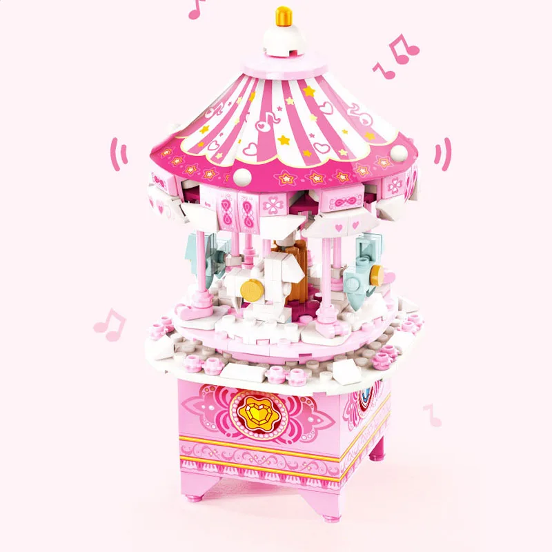 Аниме Keeppley сборные строительные блоки Dreamland музыкальная шкатулка женская модель