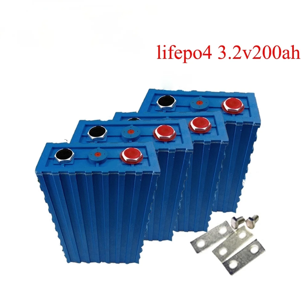 

32PCS 3.2V200ah LiFePO4 Rechargeable Battery cell 200AHA Plastic 12v200AH 24V for pack EV solar batteries US EU AU Tax-free