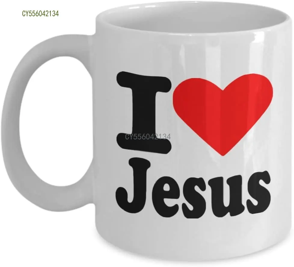 

I Love Jesus Coffee Cup - 11oz Ceramic Mug