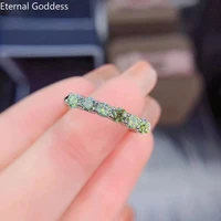 925 silver jewelry fashion moissanite rings for everyday wear 3mm moissanite rings moissanite jewelry luxury