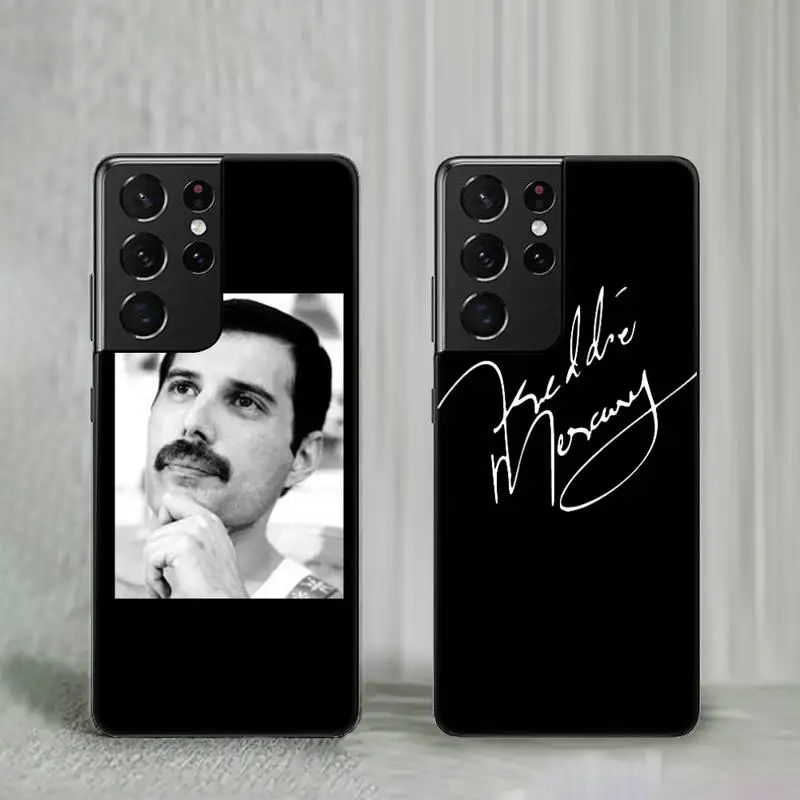 

Freddie Mercury Queen band Phone Case For Samsung galaxy A S note 22 52 21 20 53 51 71 12 13 10 32 50 fe s ultra plus