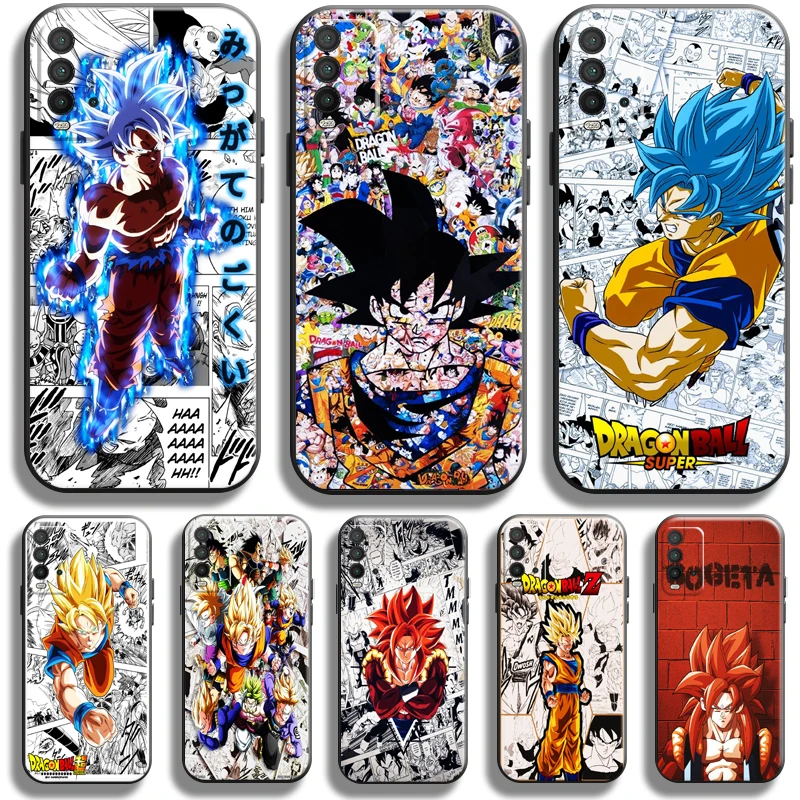

Japan Dragon Ball Goku For Xiaomi Redmi 9T Phone Case For Redmi 9T Case Liquid Silicon Funda Coque Silicone Cover Carcasa