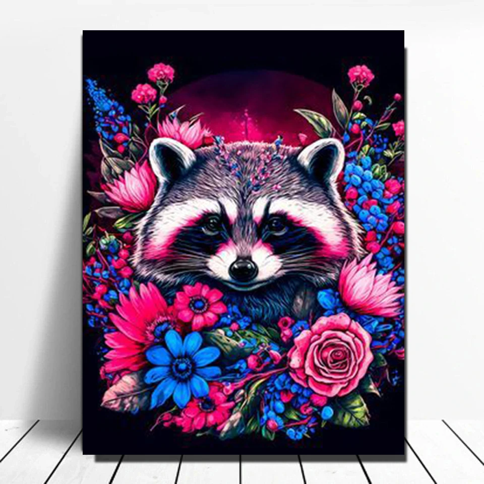 Алмазная вышивка «сделай сам», красочные цветы, алмазная живопись, животное 5D, полная выкладка, мозаика, наборы для вышивки крестиком, стразы Decor G134