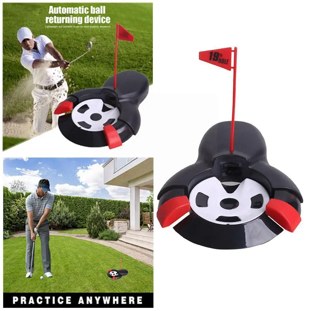 

Automatic Golf Ball Returner Battery Powered Putting Cup Training Tools For Traveling Home Office Outdoor Golf Practice G1f3