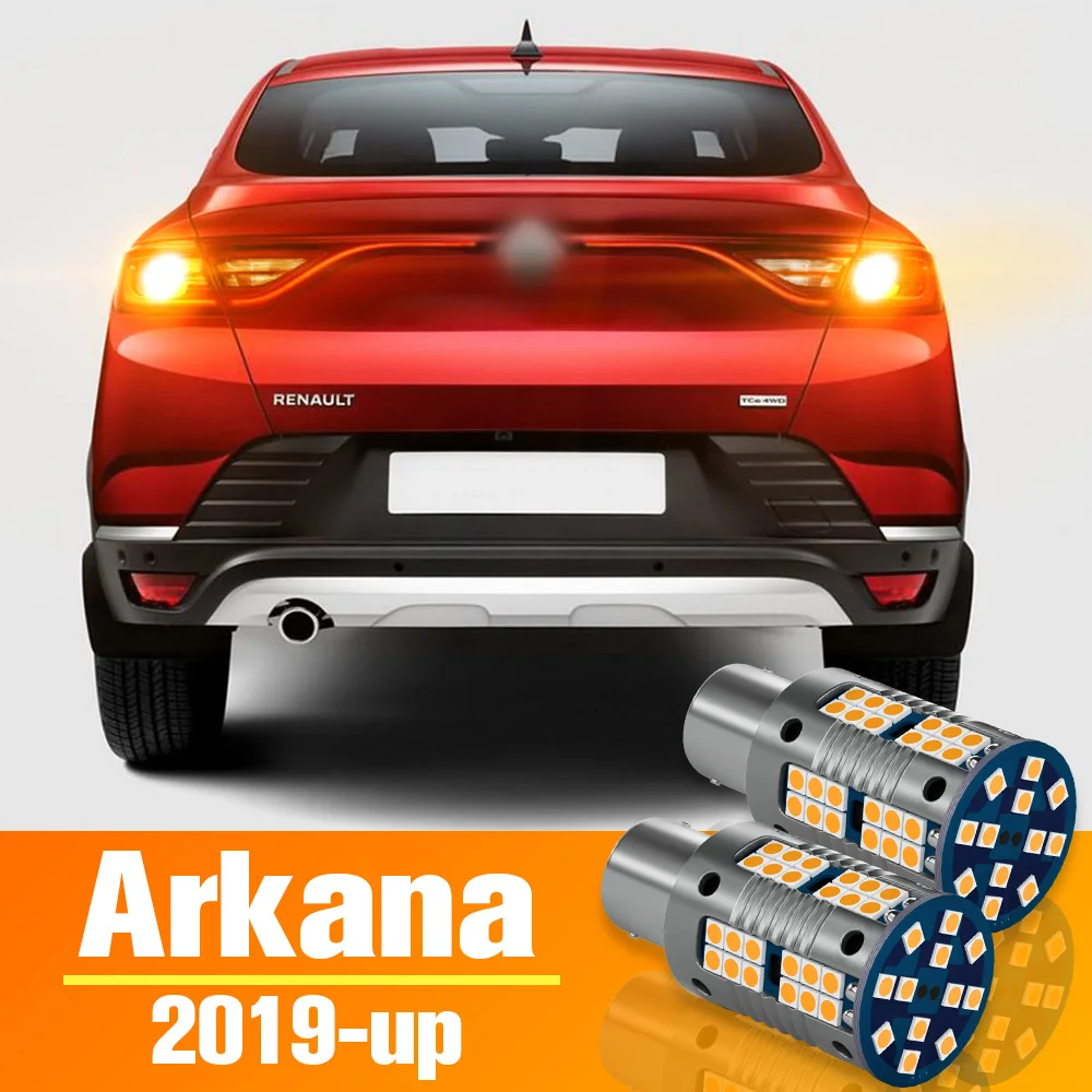 

2pcs LED Rear Turn Signal Light Turning Bulb Accessories For Renault Arkana I 2019 2020 2021