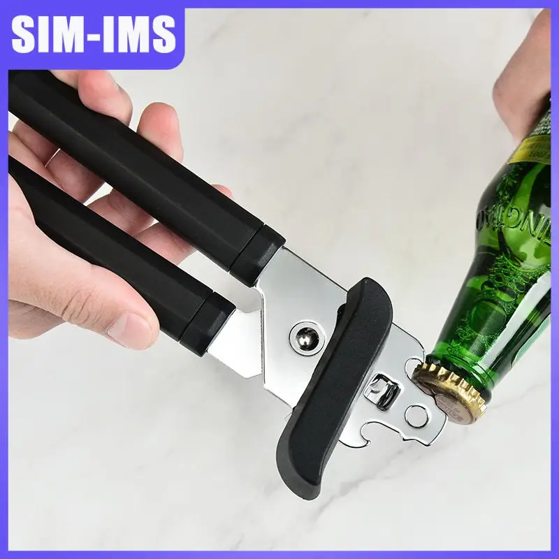 

Stainless Steel Knife For Cans Lid Manual Can Opener Professional Can Opener Multifunction Drink Bottle Opener Kitchen Gadget