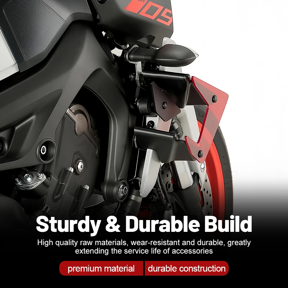 Детали для мотоциклов: боковые спойлеры (фиксированные крылья) для Yamaha MT-09 2017-2020, обтекатель Naked с эффектом даунфорс (art.: 3920daec7d27a) - 3920daec7d27a