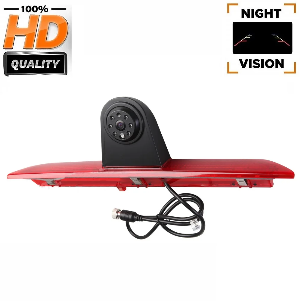 

E9 HD 720P 3rd Brake Light Camera Stop lights for FORD TRANSIT F150/F250/F350 V636 Transit 8 Jumbo 2014-2019,Night Vision Camera